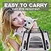 Allwithone Pet Travel Carriers Bag Soft-Sided Pet Portable Bag Airline Approved