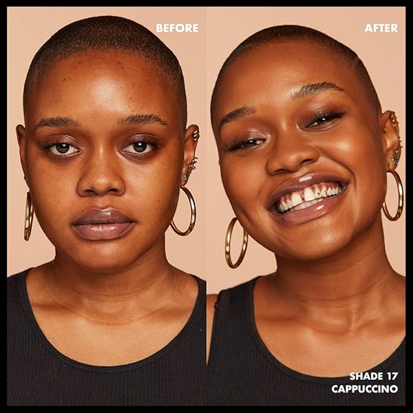 NYX PROFESSIONAL MAKEUP TOTAL CONTROL PRO DROP FOUNDATION, SKIN-TRUE BUILDABLE COVERAGE – CAPPUCCINO