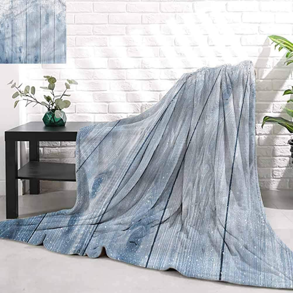 Super Soft Quilt Blanket WinterSnowflakes Rustic Retro
