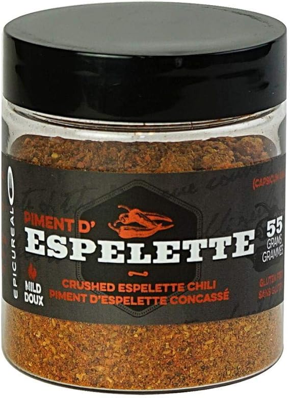 Epicureal Pure Ground Espelette Chili Pepper 55g (1.9oz) Product of