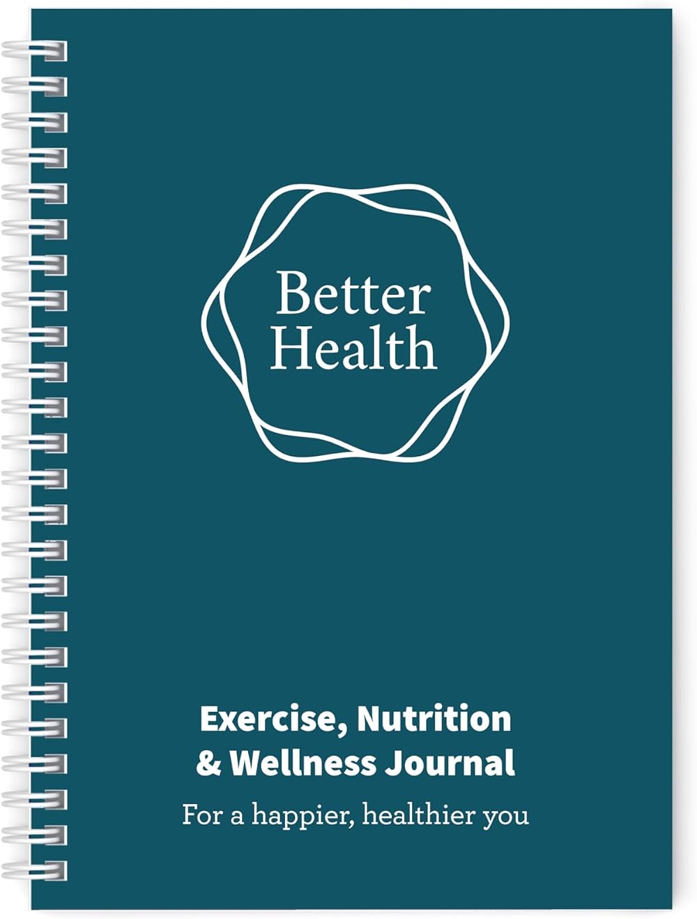 Lifestyle Planners Better Health Journal Teal A5 104 undated pages