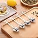 Guardians Tea Filter Long Grip Stainless Steel Mesh Heart Shaped Tea Strainer Spoon, Set of 10 Tea Infuser Spoon