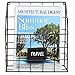 Brown Metal Wire Wall Magazine Rack Bin/Newspaper Rack/Wall Mounted Mail Sorter with Chalkboard Label