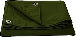 CARTMAN Finished Size 7x9 Feet Canvas Tarp with