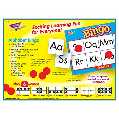 Alphabet Bingo Games