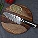 WALLOP Santoku Knife - Japanese Damascus 67 Layers High Carbon Stainless Steel Kitchen Knife, Full Tang Blade & Ergonomic G10 Handle - 7.5''