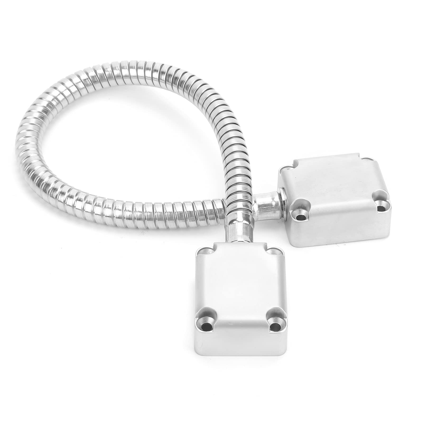 401 Stainless Steel Door Loop, Wire Protector Wire Cover Cord Organizer Flexiable Effictivly Protect for Exposed Mounting Access Control