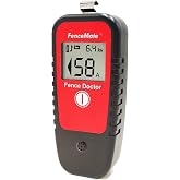 FenceMate Digital Fence Tester Fault Finder for Fence Volt up to 19.9 kV | Cordless Fence Detector up to 19,900 V, Fence Scout, Diagnose Current (Amp) &amp; Flow Direction, 9V Battery, Belt Clip Included