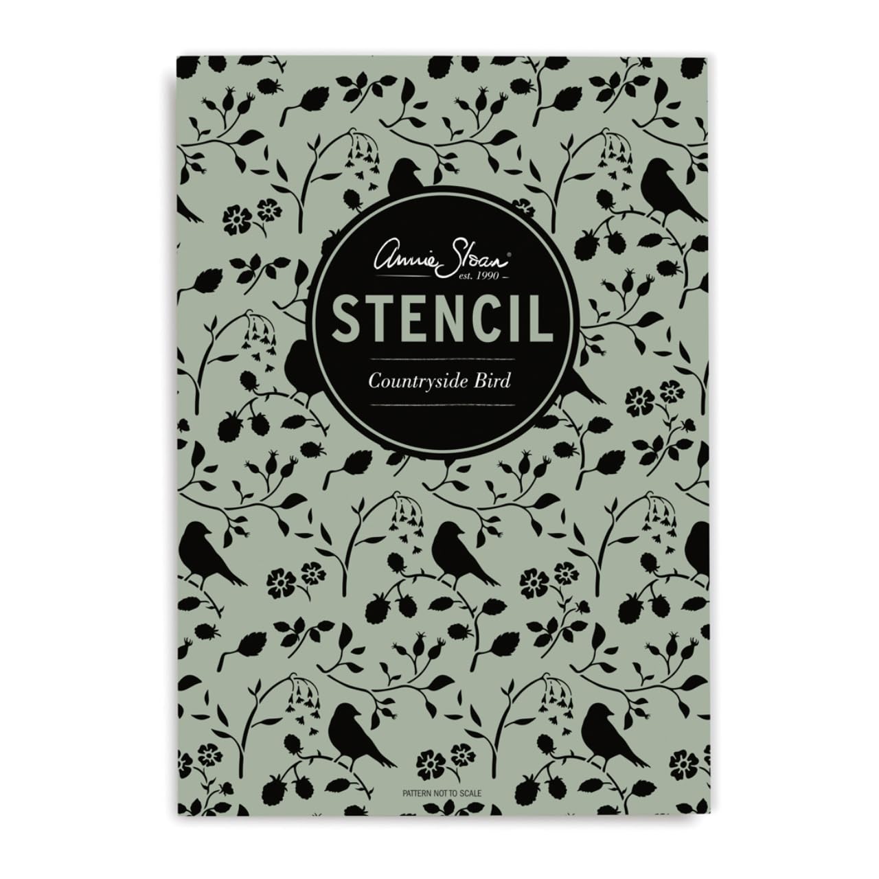 Annie Sloan Countryside Birds Stencil A4 Design