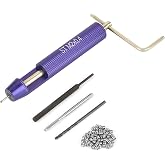 Chazcool 50 PCS Thread Repair Kit, M2 x 0.4 Stainless Steel M2 x 2D | Wire Thread Insert Combination Tool Set for Restoring Damaged Wires in Steel