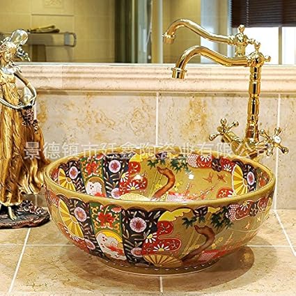 Tempered Glass Bath Vessel Sink And Mixer Faucet Tap 8 18 The