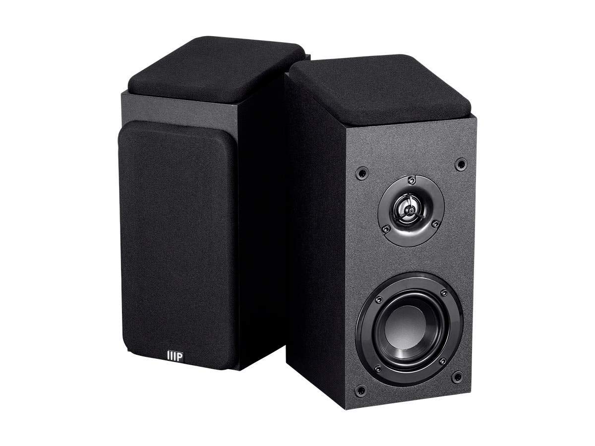 Monoprice Premium 5.1.2 Channel Immersive Home Theater System - With 8 Inch 200 Watt Subwoofer, Black