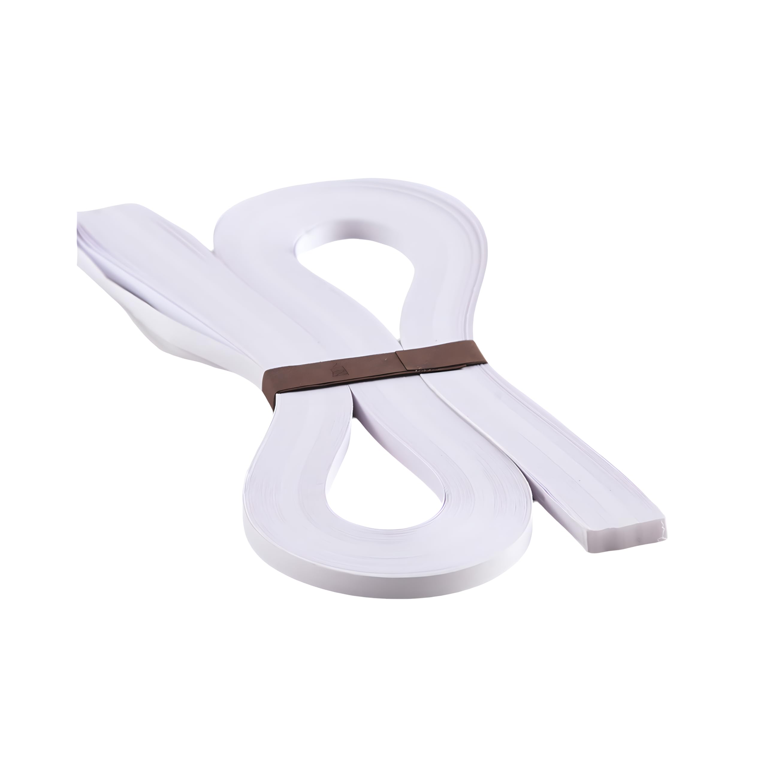 ODETOJOY 120pc Paper Quilling Strips 3mm Quilling Papers 3mm Craft Single Color Paper Strips (White)