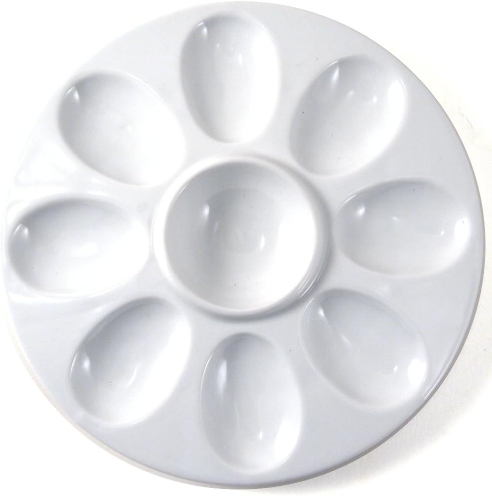 Omniware 8 Cup White Porcelain Devilled Egg Tray