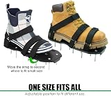 HSLighting Lawn Aerator Shoes with Dual Straps Spiked Sandals Universal Size view 7