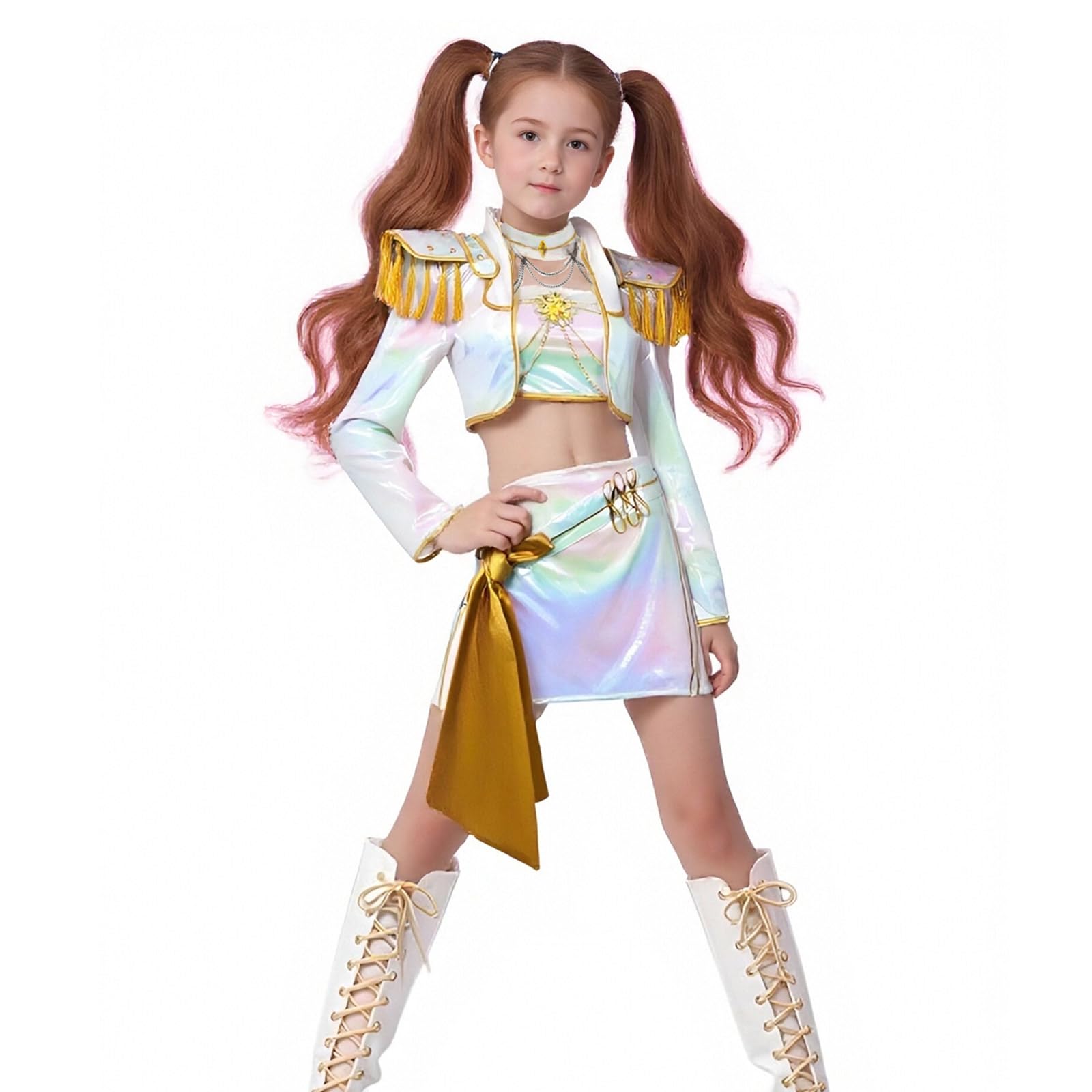 K Demon Costume Skirt Set for Girls Kids Merch
