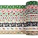 Crafty Rabbit Christmas III Washi Tape - Set of 8 Rolls - 262 Feet Total - Multicolor