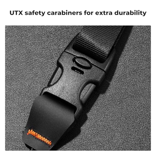 K&F Concept Camera Strap, Professional Wide Camera Strap, Adjustable Camera Shoulder Strap 109-133 cm for SLR DSLR Cameras, Camera Strap with Removable Zip Pocket