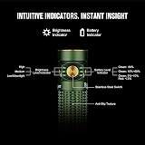 OLIGHT Baton4 EDC 1300 Lumens Rechargeable LED Torch OD Green view 4