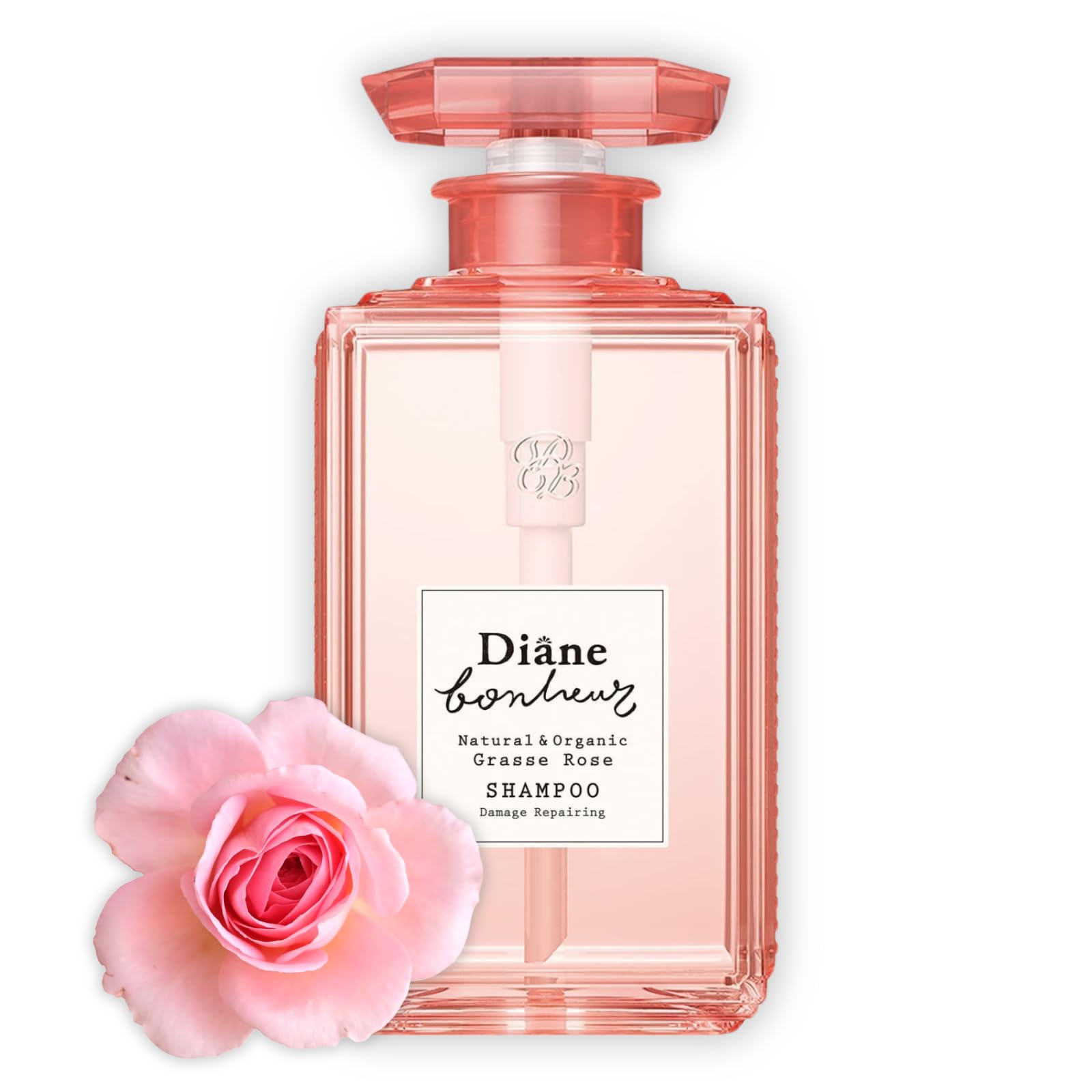 Diane Bonheur Grasse Rose Shampoo (3.4" x 2" x 7", 132ml)