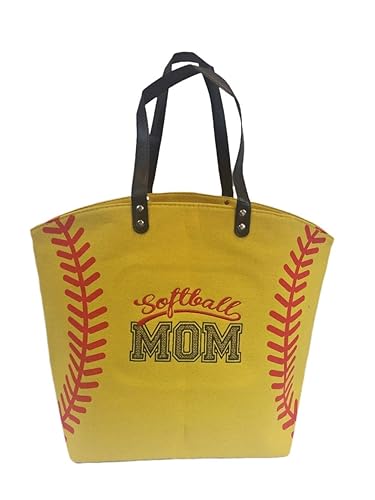 softball mom tote bags