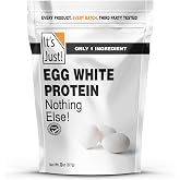 It's Just! - Egg White Protein Powder, Unflavored, 8oz | GLP-1 Friendly, Dried Egg Whites Protein, Meringue Ingredient, Non-GMO, USA Farms