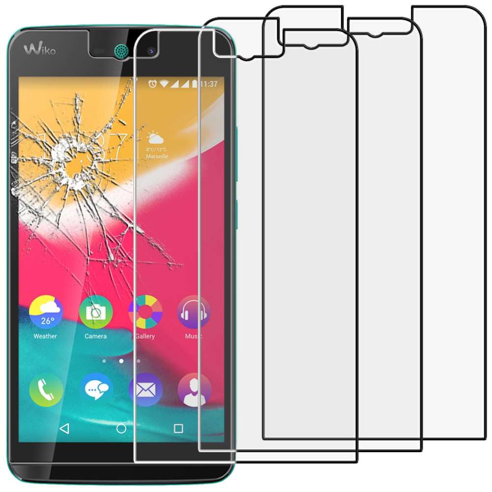 ebestStar - compatible with Wiko Rainbow Jam 4G Screen Protector Premium Tempered Glass, x3 Pack anti-Shatter Shatterproof, 9H 3D Bubble Free [Phone: 143.1 x 71.4 x 8.7mm, 5.0'']