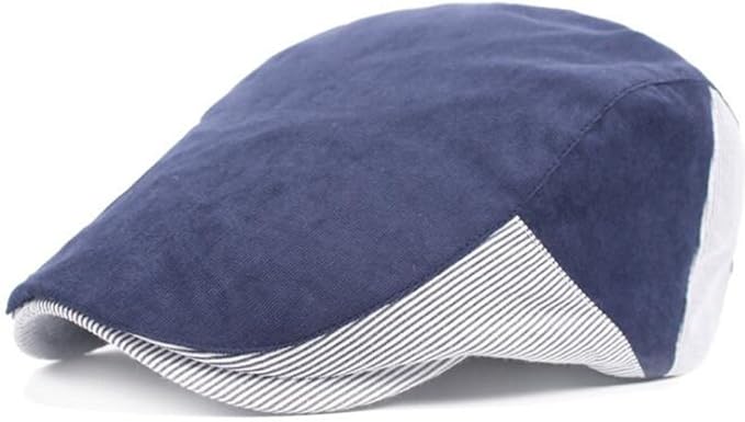 Amazon ハンチング帽 キャスケット キャップ 調節可能 ベレー帽 メンズ 春夏 ゴルフ旅行 アウトドア オシャレ カジュアル プレゼント 男女兼用 ブルー キャップ 通販