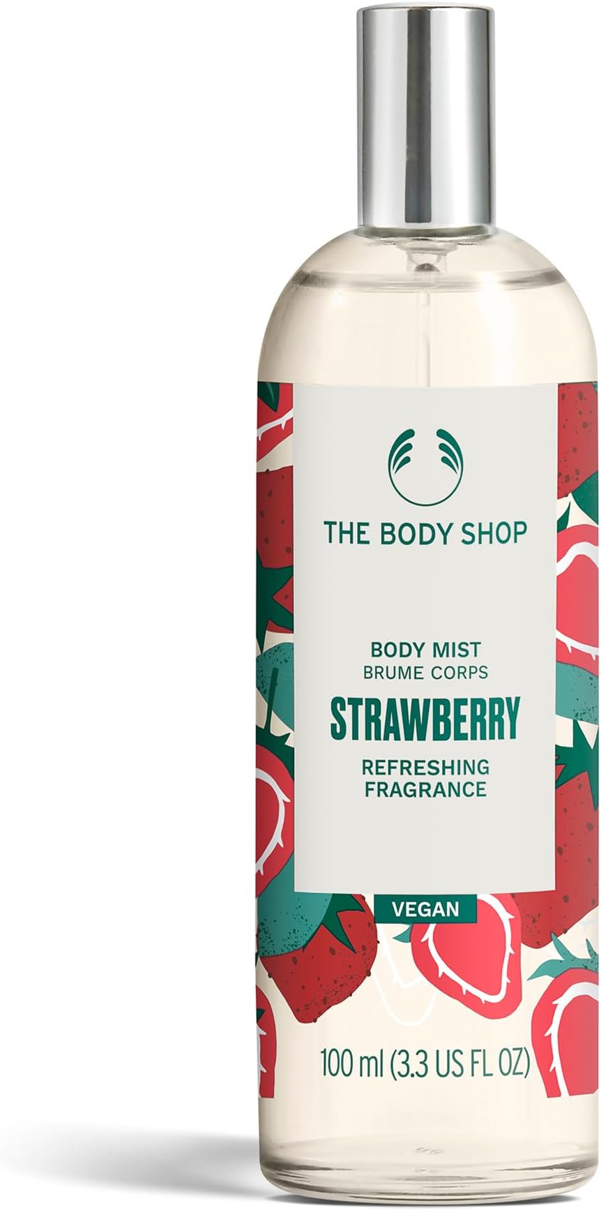 The Body Shop Strawberry Body Mist 100ml Vegan 97% Natural Origin
