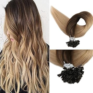 Amazon Com Full Shine 18 Inch 1g Stand Nail Tipped Human Hair