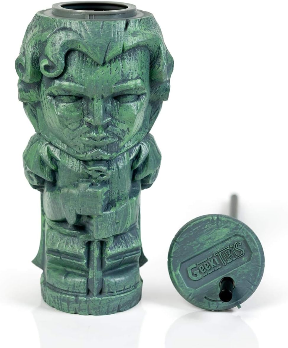 Game of Thrones Geeki Tikis Jon Snow Plastic Tumbler, Green - Image 5