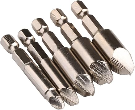 Satz Schraubenausdreher Mit Frasbohrer Zum Ausbohren Von Abgerissenen Schrauben Amazon De Baumarkt