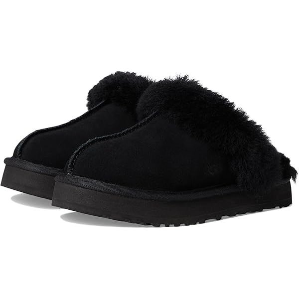 Amazon.com | UGG Kids' K Tazzelle Slipper, Black, 13 | Slippers