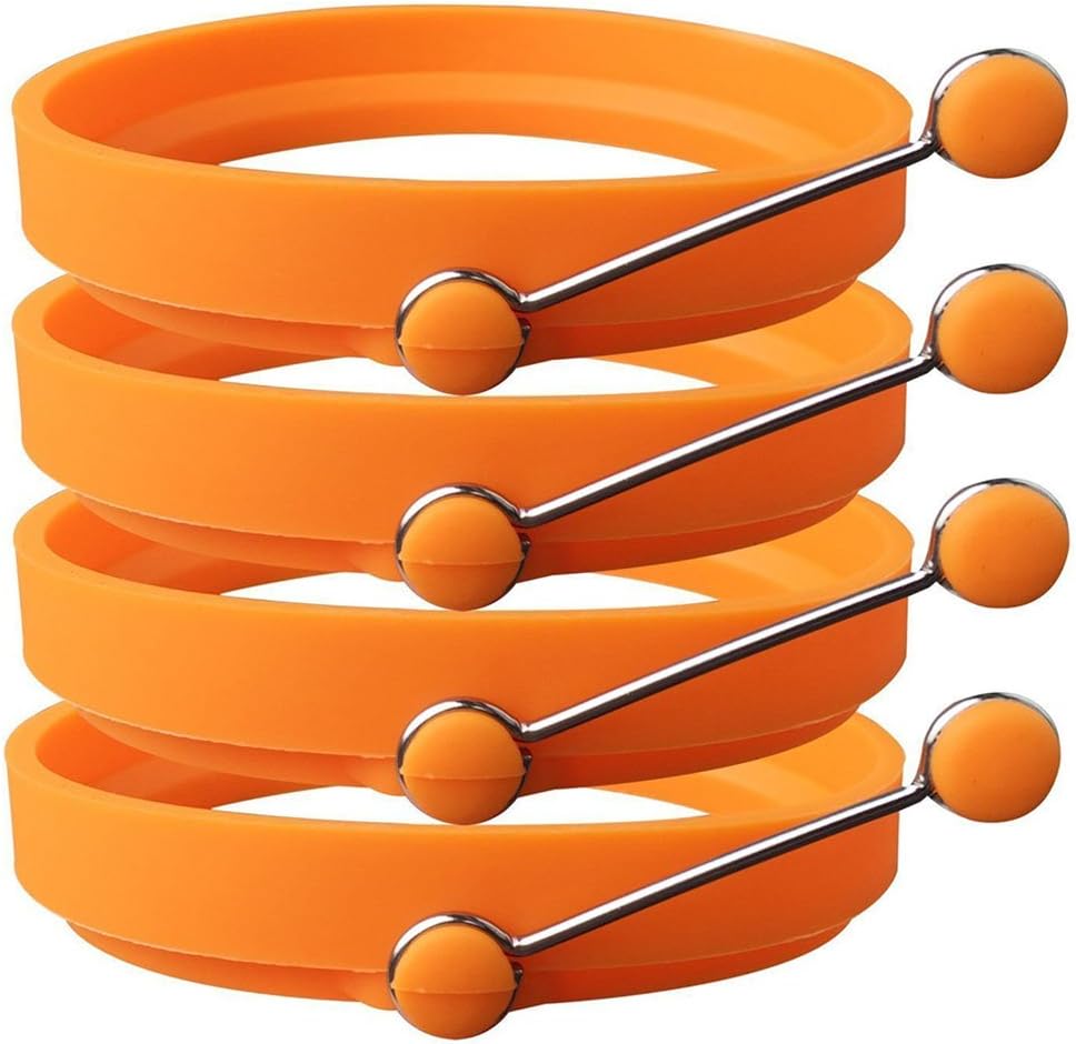 New Thinking Premium Silicone Egg Ring/Pancake Mold. Non Stick Frying
