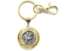 Scorpio Locket Keychain Best Friend,Scorpio Locket Keychain Celestial Jewelry,Zodiac Jewelry Zodiac Key Ring Astrology Jewelr