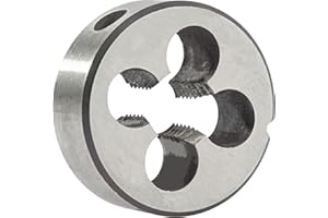 Aceteel 1/16"-27 G Pipe Thread Round Die, Alloy Steel G1/16-27 conical Thread Round Die