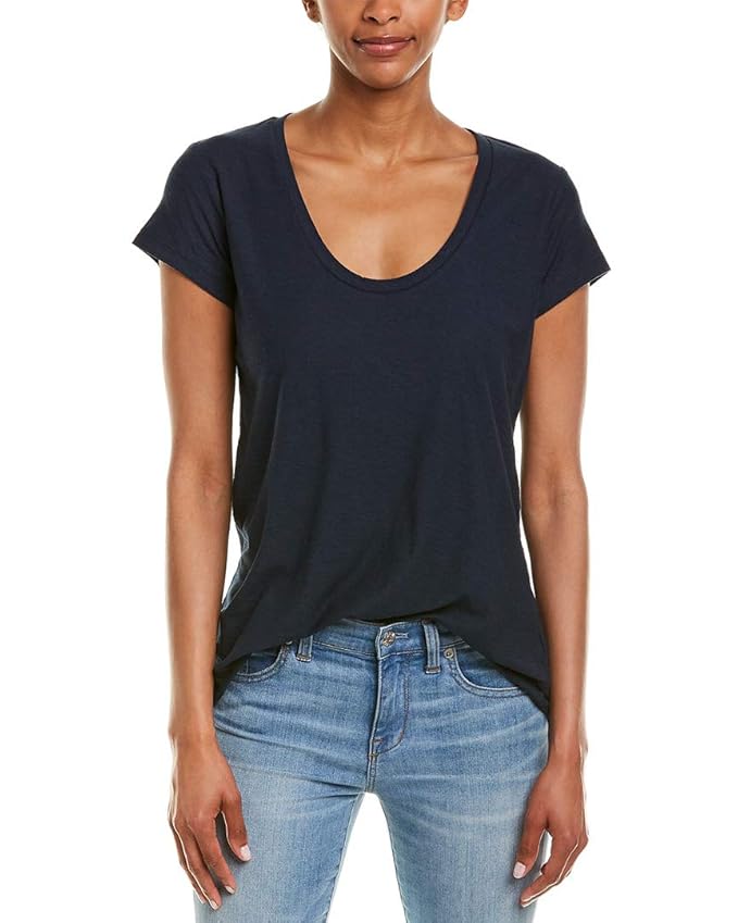 Buy James Perse Womens Deep VNeck TShirt, 4 at Amazon.in