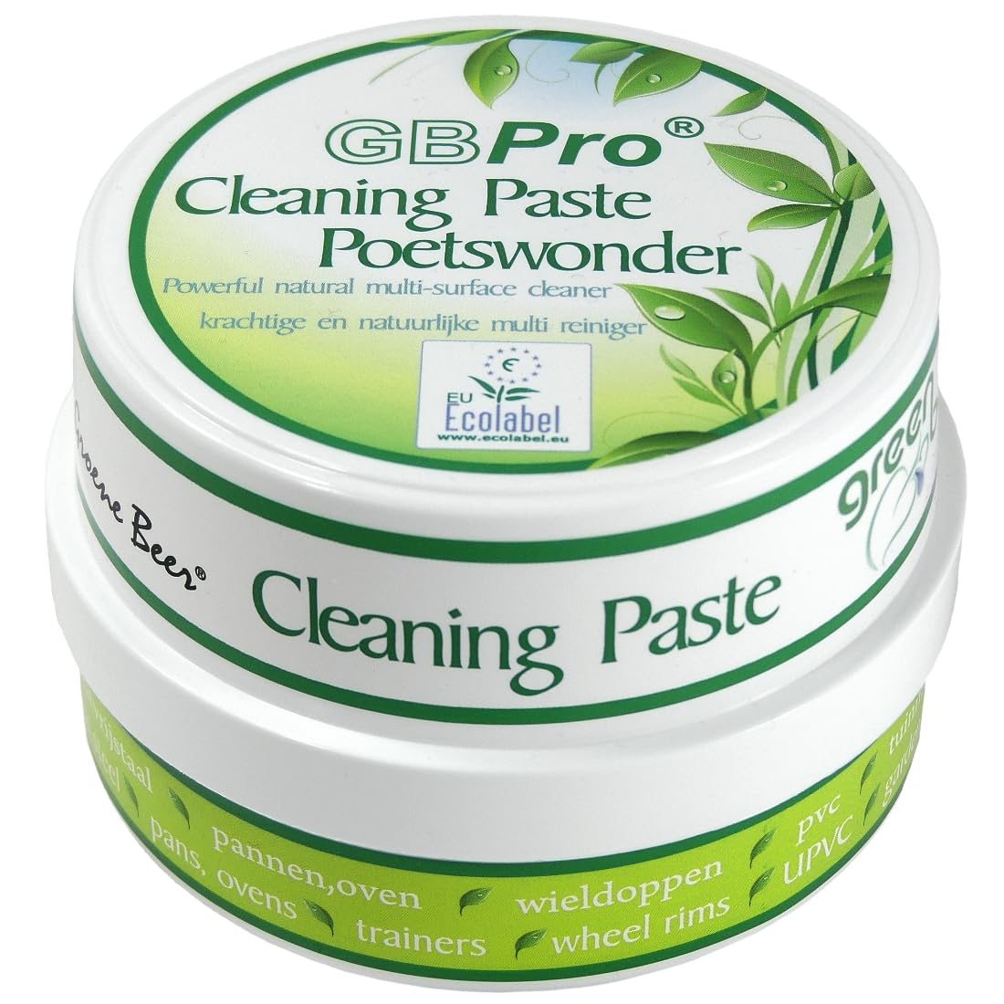 GBPro Eco Natural Powerful Multi-surface Cleaning Paste/Clay/Soapstone - 300gm (Biodegradable) with ECOLABEL accreditation