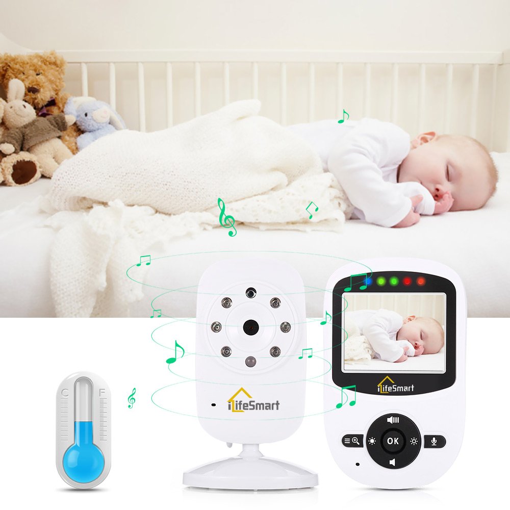 SM24 Babyphone Vidéo Babyphone Caméra Numérique 2,4 GHz avec Caméra