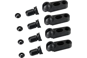 4 Sets Boat Windshield Support Foot Brace, Marine Windshield Replacement Board, Plastic Boat Windshield Support Bracket, Boat