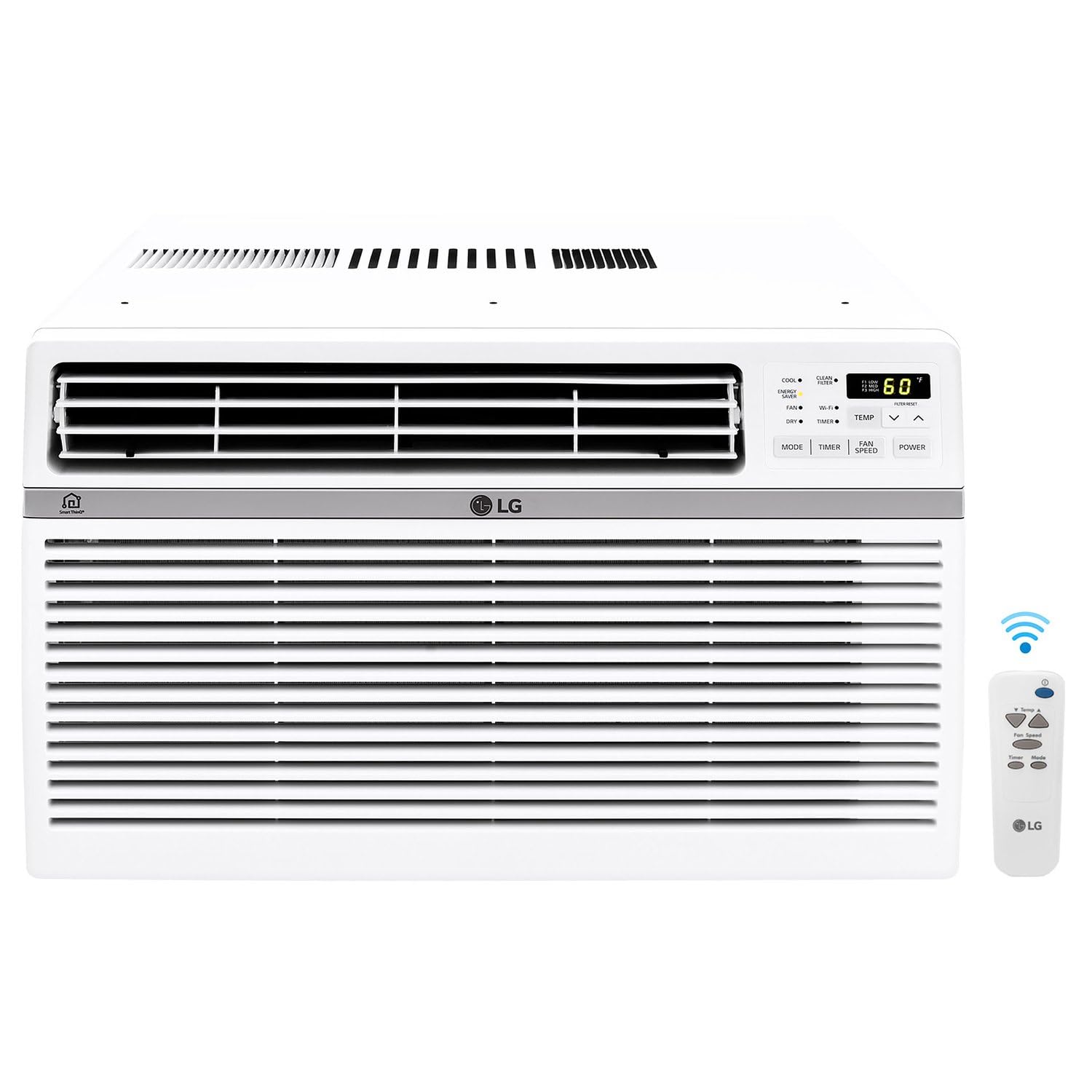 Photo 1 of LG 10000 BTU Window Air Conditioners [2023 New] Remote Control WiFi App Ultra-Quiet Washable Filter Cools 450Sq.Ft for Medium & Large Room AC Unit air conditioner Easy Install White LW1017ERSM1