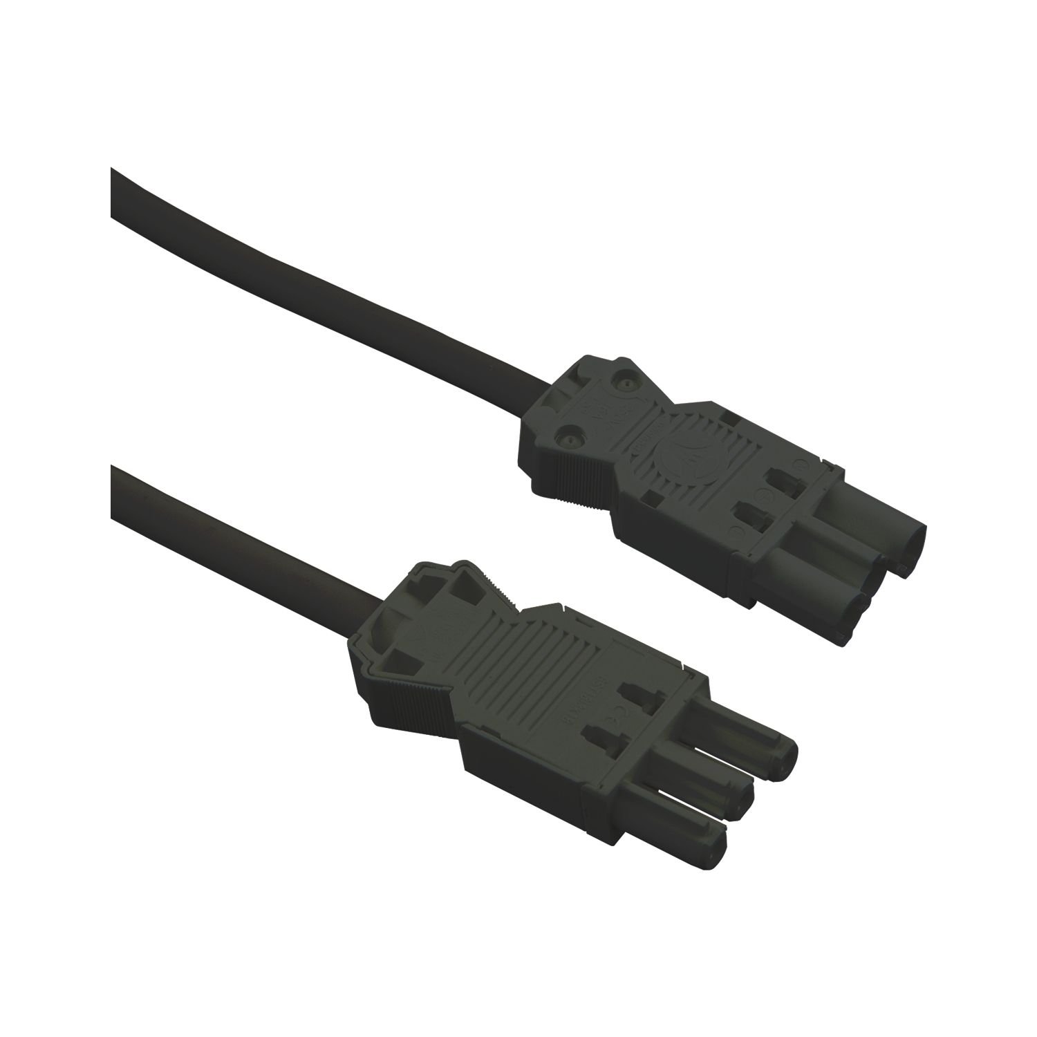 Wieland GST18I3K1BS 15 03SW Extension Cable 0.3 m Silver