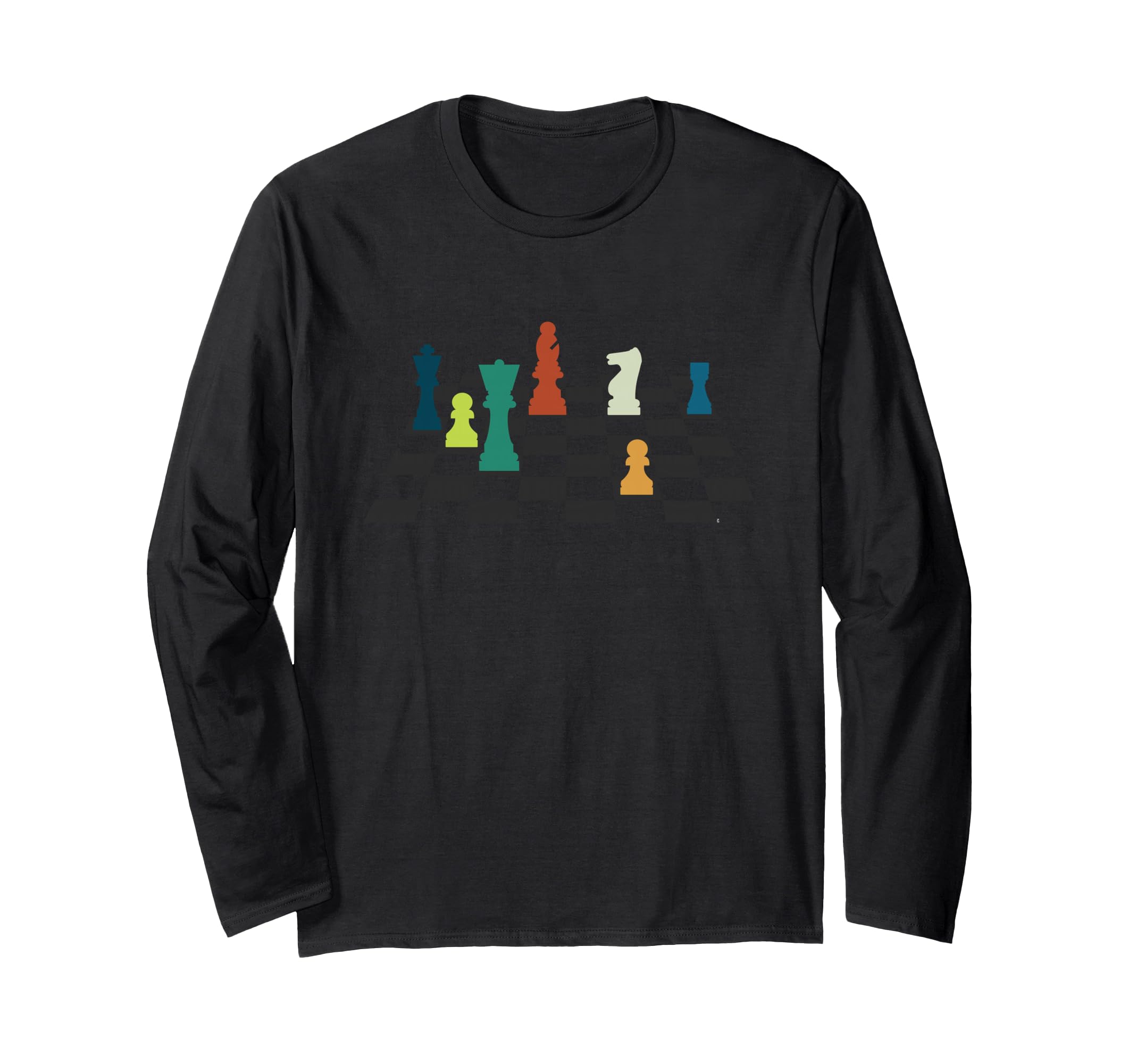 Chess Player Chess Mat Chess Pieces Chess Board Springer Long Sleeve T-Shirt