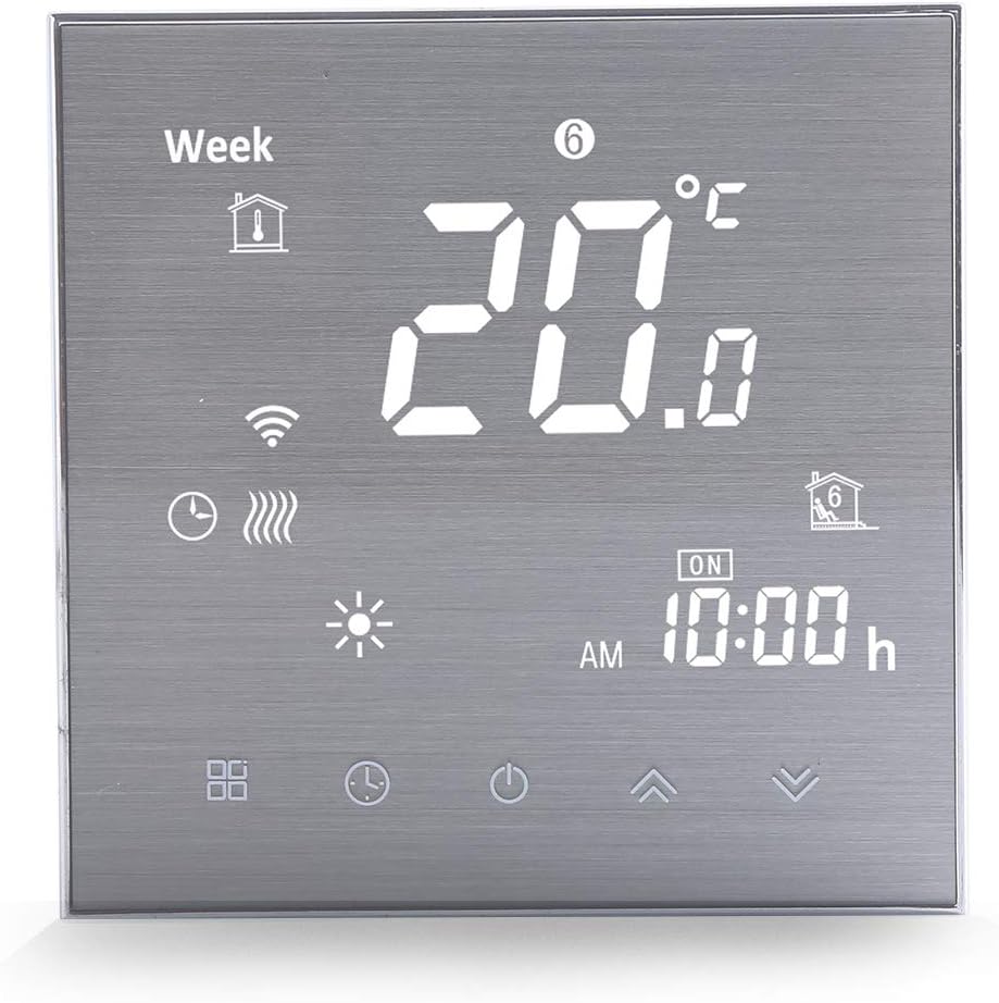 WiFi Smart Thermostat Water Heating-Programmable WiFi Thermostats for Home(2019Update) Wireless Digital Temperature Controller, Remote Control Room Thermostat Compatible with Alexa Google Home 3A
