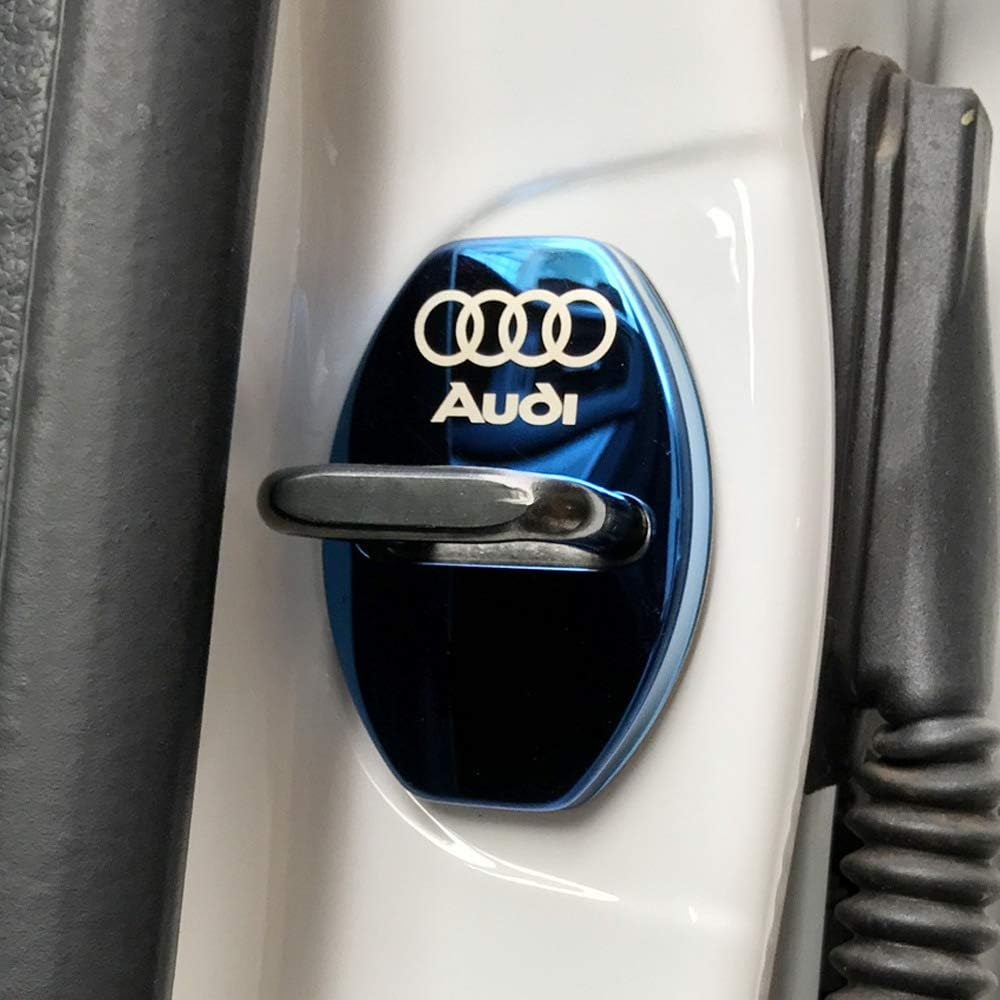 DEMILLO Stainless Steel Car Door Lock Latches Cover Protector for For