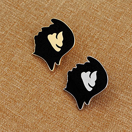 Anti Donald Trump Protest Pins Resist Not My President -Anti Trump Pinback Button Funny Lapel Pin Badge for Hats, Shirts, Bags - Thumbnail 2