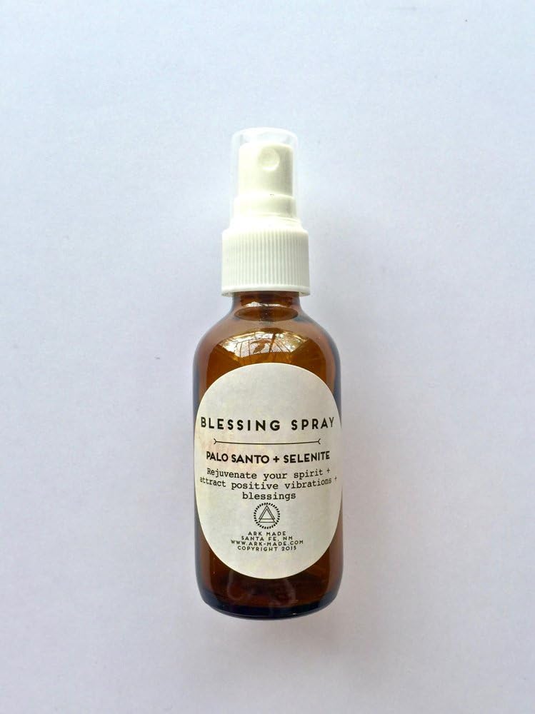 Blessing Spray | Palo Santo and Selenite Crystal Aromatherapy Spray | Gemstone Infused Spray for Energy Healing, Reiki, and Chakras