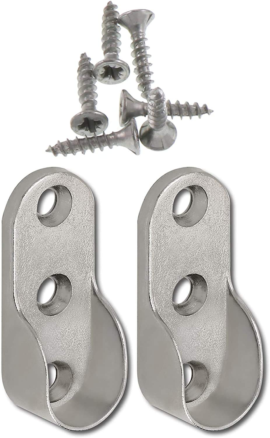 Vasalat 118500622 cupboard tube holder oval cupboard tube storage, silver