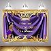Mocsicka Baby Shower Backdrop Royal Little Princess Purple Crown Photography Background 7x5ft Vinyl Royal Purple Gold Baby Shower Party Banner Backdrops