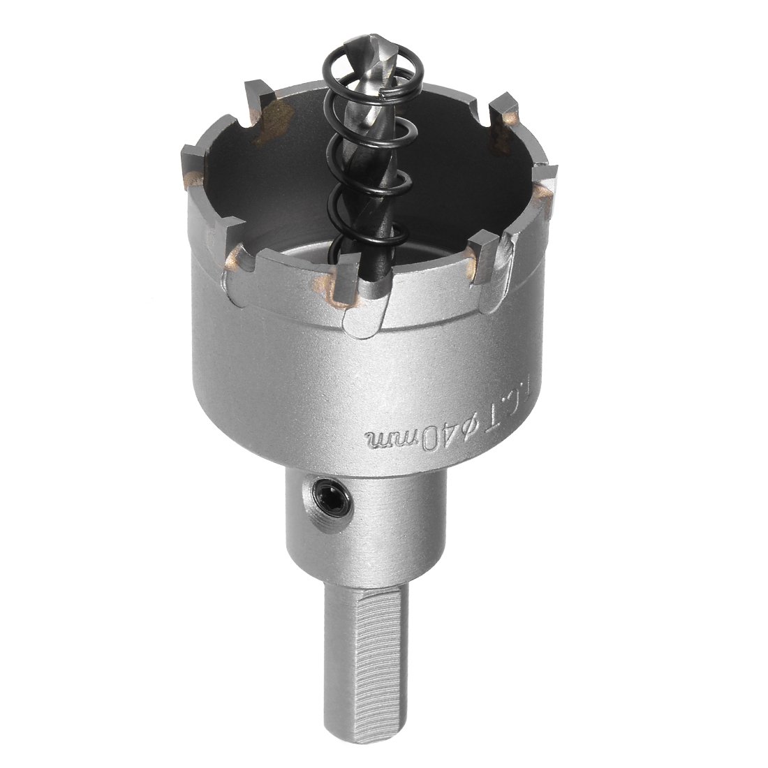 sourcingmap 40mm Carbide Hole Cutter, Hole Saws for 2mm Stainless Steel Sheet Metal